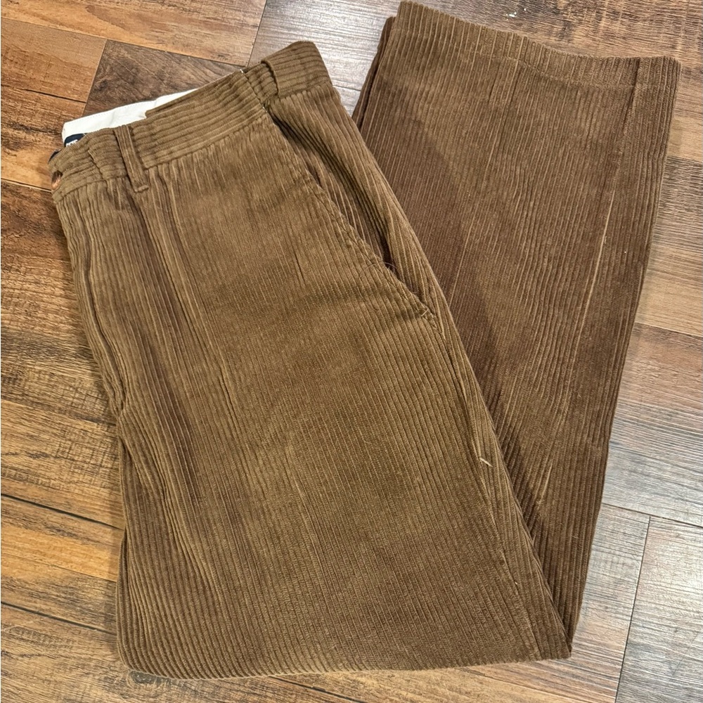King Size Corduroy Pants Men’s 38x40 TALL Brown  Casual Big Tall EUC